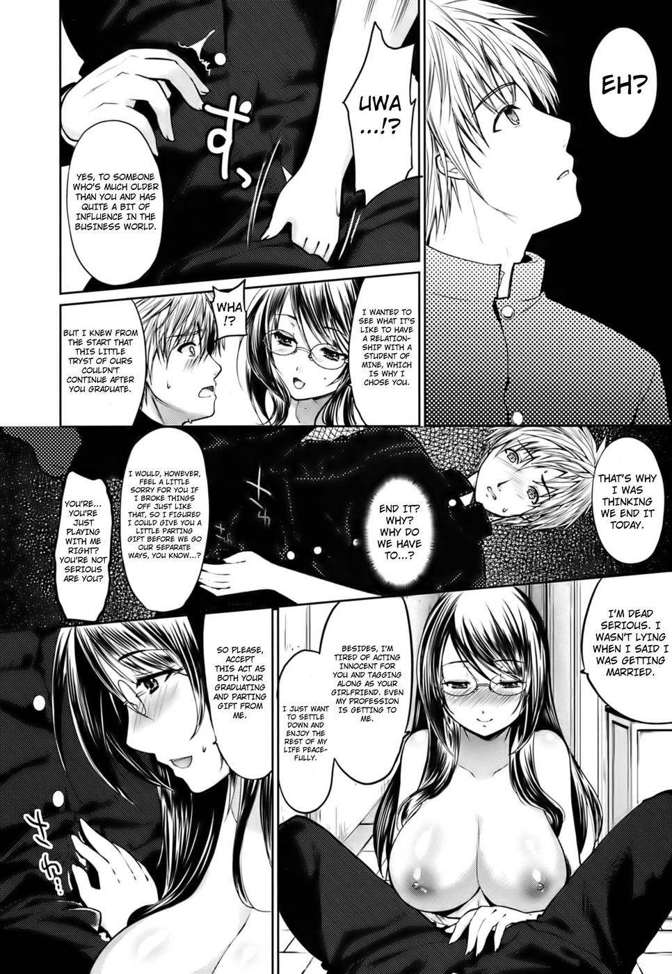 Hentai Manga Comic-Hazukashii Chibusa-Chapter 3: Graduation and Loss-12